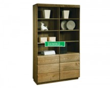 Dekort  atlanta  regał, 3 półki, 2 drzwi typ 13